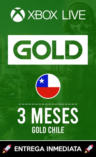 XBOX LIVE GOLD 3 MESES (CHILE)