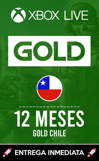 XBOX LIVE GOLD 12 MESES (CHILE)